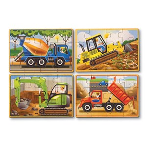 Melissa and Doug (3792) - "Construction" - 12 brikker puslespil