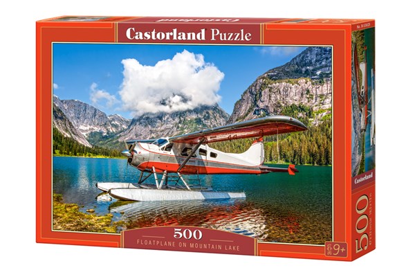 Castorland (B-53025) - "Floatplane on Mountain Lake" - 500 brikker puslespil