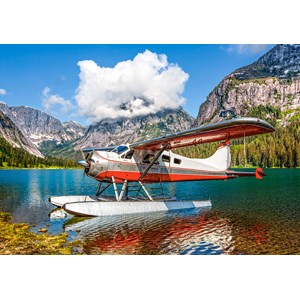 Castorland (B-53025) - "Floatplane on Mountain Lake" - 500 brikker puslespil