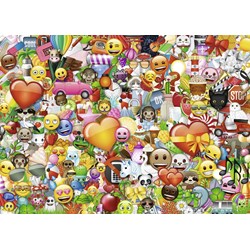 Ravensburger (15984) - "Emoji II" - 1000 brikker puslespil