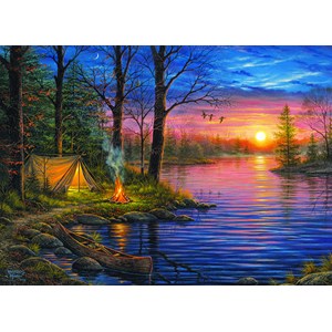 Eurographics (6000-0863) - Abraham Hunter: "Evening Mist" - 1000 brikker puslespil