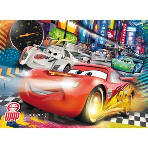 Clementoni (20044) - "Cars" - 104 brikker puslespil