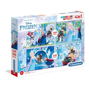 Clementoni (07614) - "Frozen" - 20 60 brikker puslespil