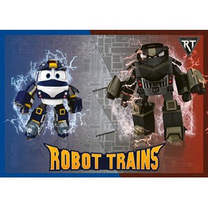 Ravensburger (09787) - "Robot Trains" - 125 brikker puslespil