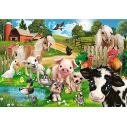 Ravensburger (07830) - "Farm Animals" - 24 brikker puslespil