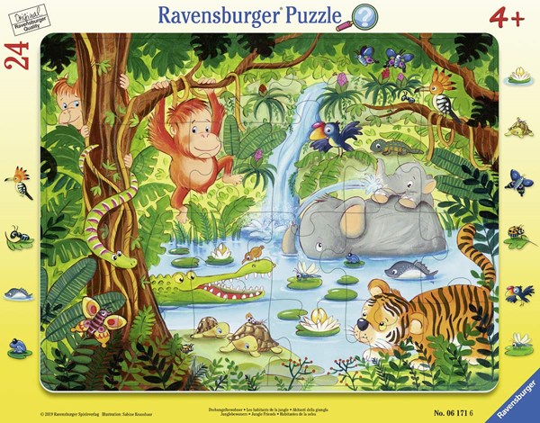 Ravensburger (06171) - "Jungle" - 24 brikker puslespil