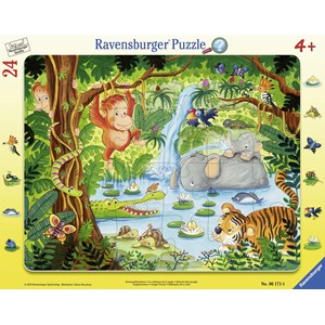 Ravensburger (06171) - "Jungle" - 24 brikker puslespil