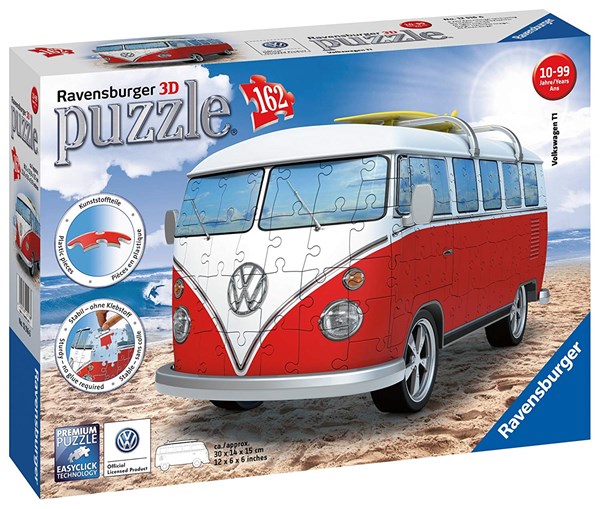 Ravensburger (12531) - "Volkswagen T1" - 162 brikker puslespil