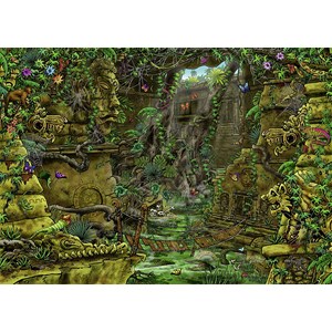 Ravensburger (19957) - "ESCAPE The Temple Graunds" - 759 brikker puslespil