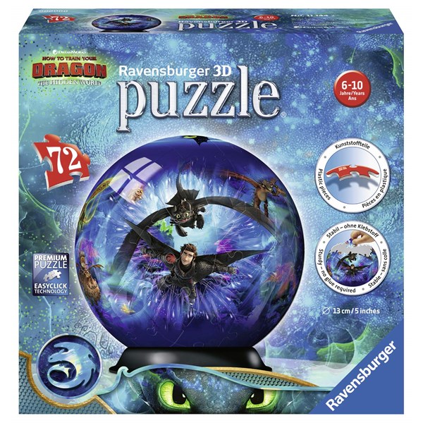 Ravensburger (11144) - "Dragon" - 72 brikker puslespil