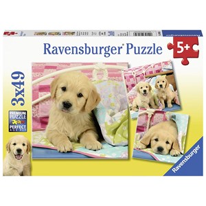 Ravensburger (08065) - "Puppies" - 49 brikker puslespil