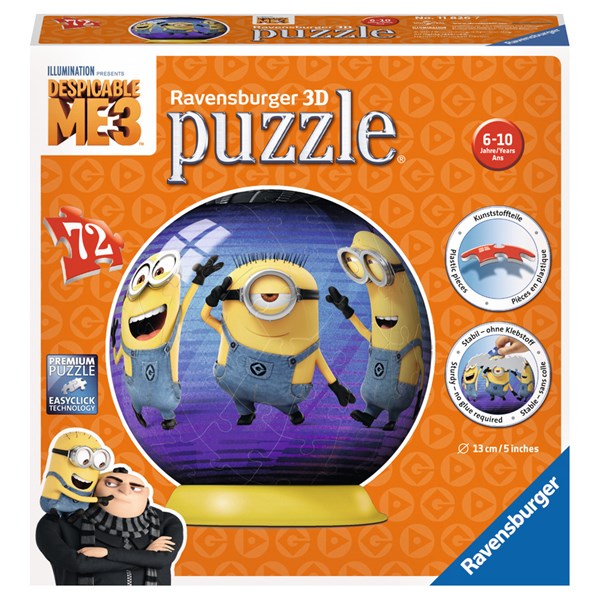 Ravensburger (11826) - "Minions" - 72 brikker puslespil