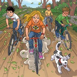 Ravensburger (08066) - "TKKG" - 49 brikker puslespil