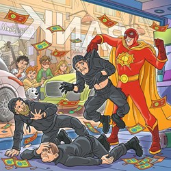 Ravensburger (08066) - "TKKG" - 49 brikker puslespil