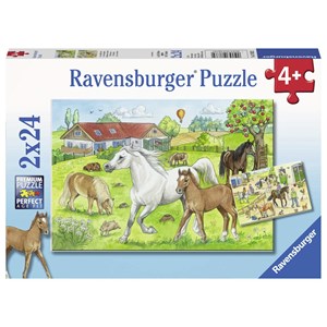 Ravensburger (07833) - "Horses" - 24 brikker puslespil