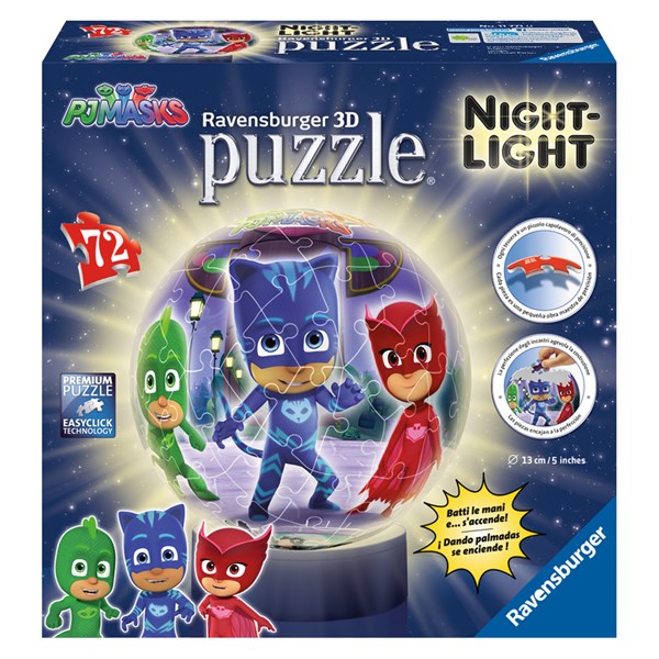 Ravensburger (11771) - "PJ Masks" - 72 brikker puslespil