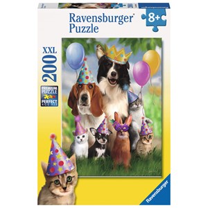 Ravensburger (12643) - "Animal Party" - 200 brikker puslespil