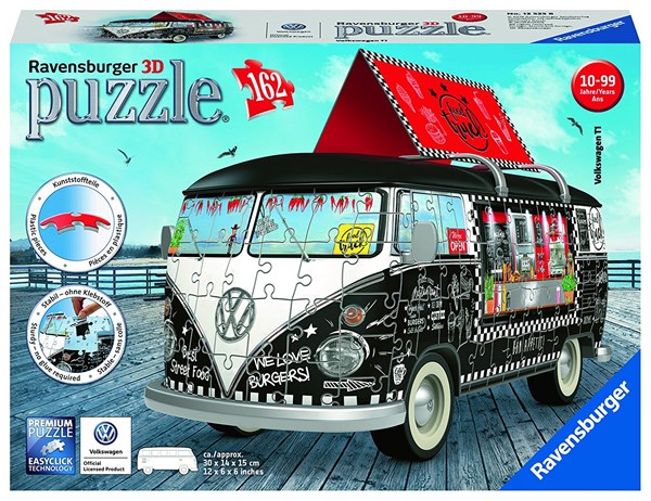 Ravensburger (12525) - "Volkswagen T1, Mad bil" - 162 brikker puslespil