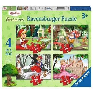 Ravensburger (06945) - "Enchanting Fairytale Forest" - 12 16 20 24 brikker puslespil