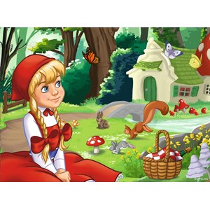 Ravensburger (06945) - "Enchanting Fairytale Forest" - 12 16 20 24 brikker puslespil