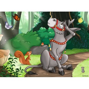 Ravensburger (06939) - "On the Way in the Fairytale Forest" - 12 16 20 24 brikker puslespil