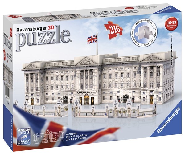 Ravensburger (12524) - "Buckingham Palace" - 216 brikker puslespil
