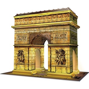 Ravensburger (12522) - "Arch of Triumph at Night" - 216 brikker puslespil