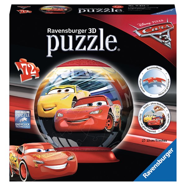 Ravensburger (11825) - "Cars 3" - 72 brikker puslespil