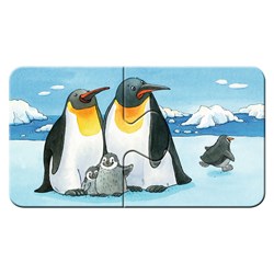 Ravensburger (06943) - "Cute Animal Families" - 2 brikker puslespil