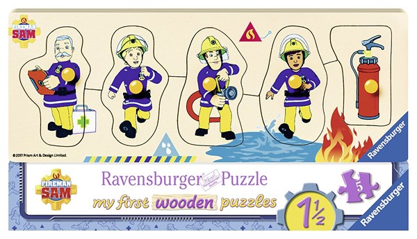 Ravensburger (03237) - "Fireman Sam" - 5 brikker puslespil