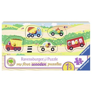 Ravensburger (03236) - "Køretøjer" - 5 brikker puslespil