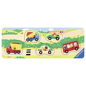 Ravensburger (03236) - "Køretøjer" - 5 brikker puslespil