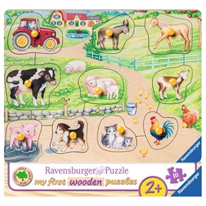 Ravensburger (03689) - "My First Wooden Puzzles" - 10 brikker puslespil