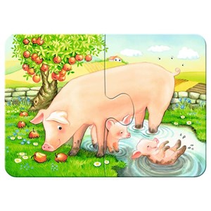 Ravensburger (07077) - "My First Puzzles" - 2 4 6 8 brikker puslespil