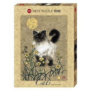 Heye (29718) - "Meadow Cat" - 1000 brikker puslespil