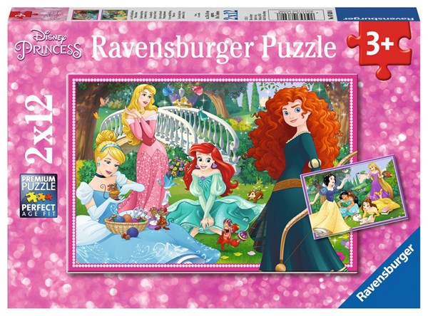 Ravensburger (07620) - "Disney prinsesser" - 12 brikker puslespil