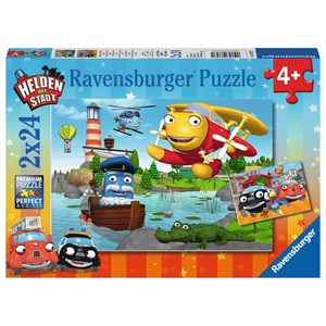 Ravensburger (07827) - "Helden der Stadt" - 24 brikker puslespil