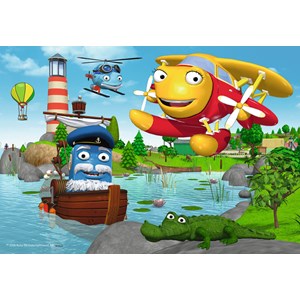 Ravensburger (07827) - "Helden der Stadt" - 24 brikker puslespil
