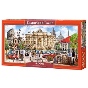 Castorland (C-400270) - "Splendor of Rome" - 4000 brikker puslespil