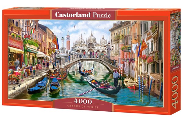 Castorland (C-400287) - "Charms of Venice" - 4000 brikker puslespil