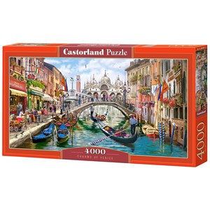Castorland (C-400287) - "Charms of Venice" - 4000 brikker puslespil