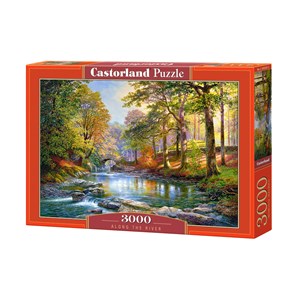 Castorland (C-300532) - "Along the River" - 3000 brikker puslespil