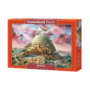 Castorland (C-300563) - "Tower of Babel" - 3000 brikker puslespil