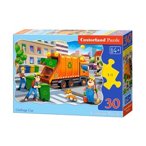 Castorland (B-03778) - "Garbage Car" - 30 brikker puslespil