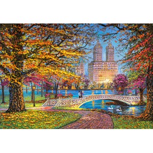 Castorland (C-151844) - "Efterårstur i Central park" - 1500 brikker puslespil
