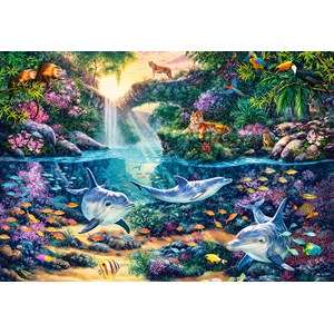 Castorland (C-151875) - "Jungle Paradise" - 1500 brikker puslespil