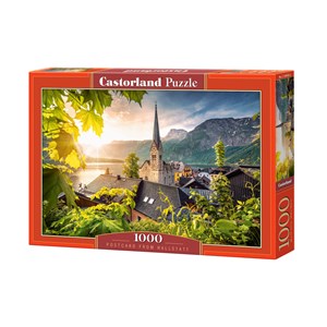 Castorland (C-104543) - "Postcard from Hallstatt" - 1000 brikker puslespil