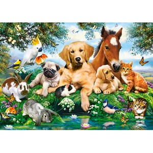 Castorland (B-53230) - "Summer Pals" - 500 brikker puslespil