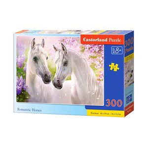 Castorland (B-030378) - "Romantic Horses" - 300 brikker puslespil