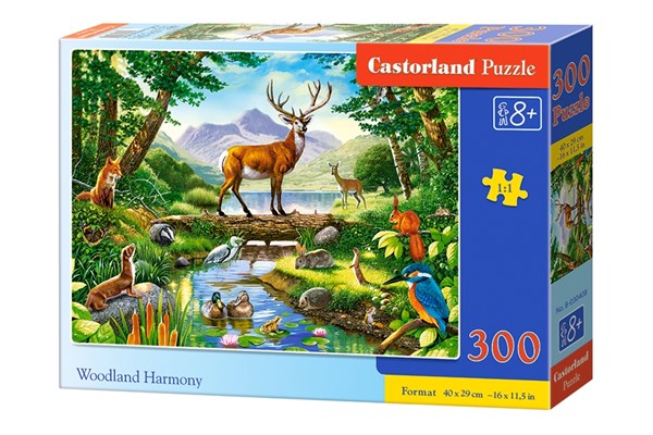 Castorland (B-030408) - "Woodland Harmony" - 300 brikker puslespil